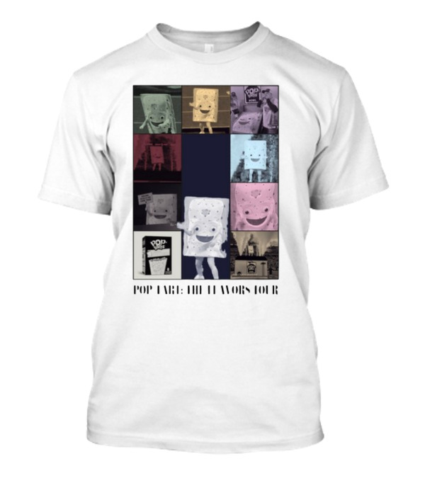 Pop-Tart The Flavors Tour Jeff Topolski Retro Montage T-Shirt