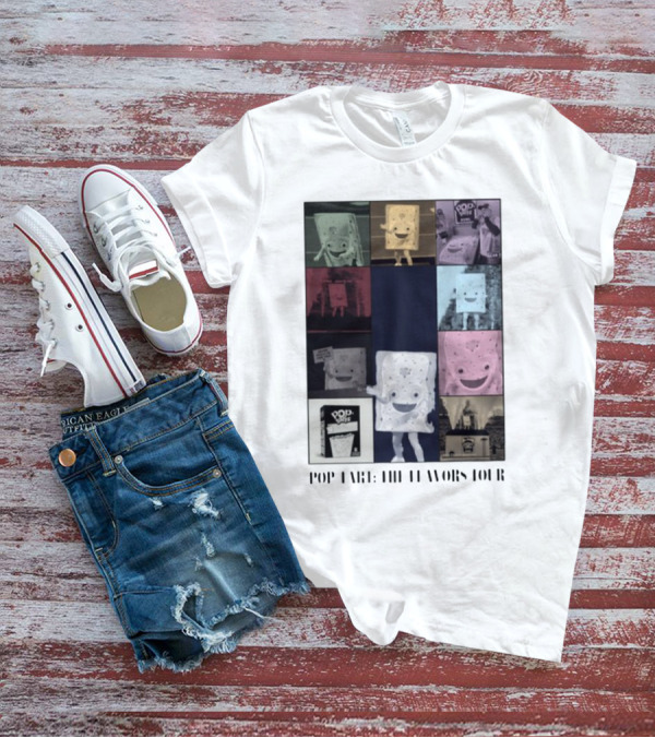 Pop-Tart The Flavors Tour Jeff Topolski Retro Montage T-Shirt