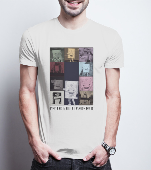 Pop-Tart The Flavors Tour Jeff Topolski Retro Montage T-Shirt
