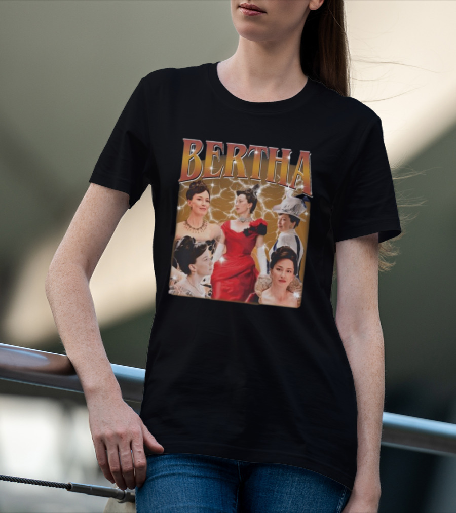 Bertha The Boss Glamorous Vintage Fashion Queens T-Shirt