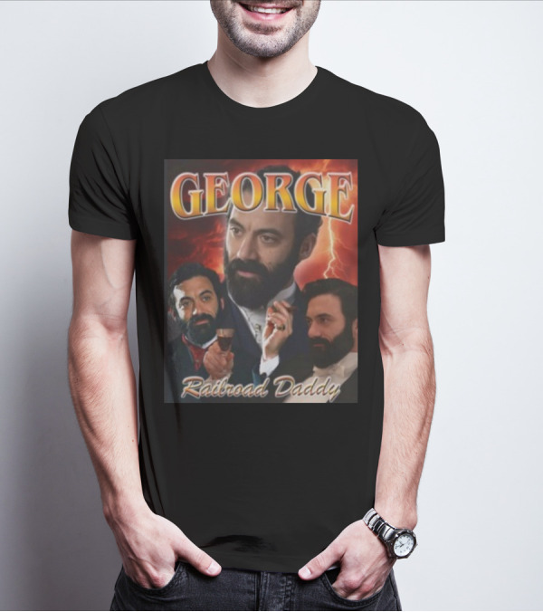 GEORGE Railroad Daddy Mummy Dearest Podcast T-Shirt