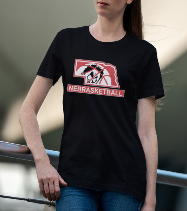 Nebraska Basketball Nebrasketball Lincoln State Mascot T-Shirt