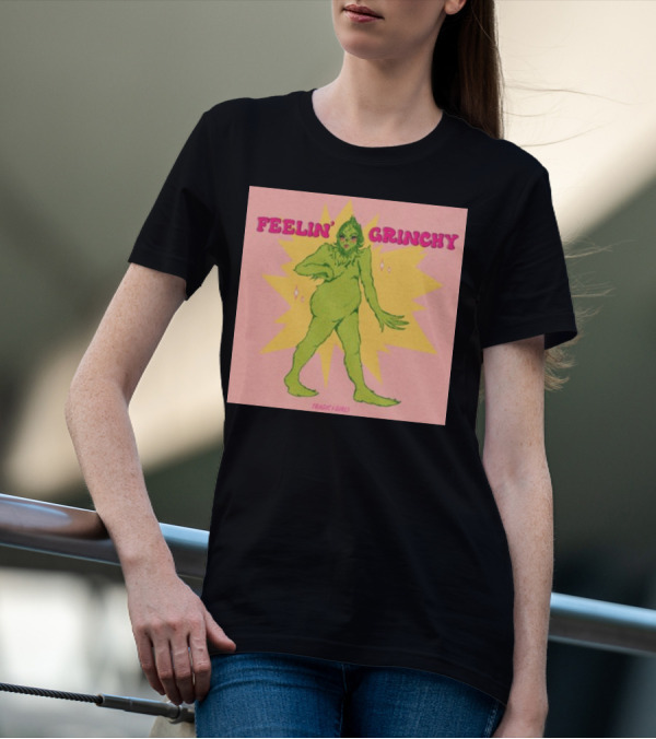 Feelin’ Grinchy Tragicgirls Retro Green Character T-Shirt