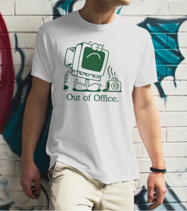 José Pablo Classic Computer Sad Face Out Of Office T-Shirt