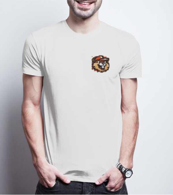 Digital Dam The Pac 2 Oregon State Beaver Retro Pixel T-Shirt