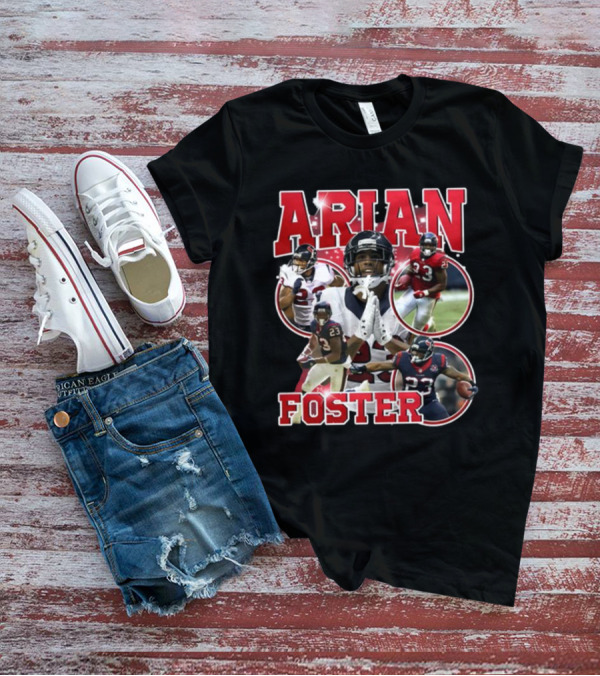 Vintagehouston Arian Foster Football Highlights Sports Star T-Shirt