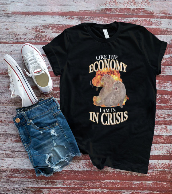 LIKE THE ECONOMY I AM IN CRISIS CAT EXPLOSION T-Shirt