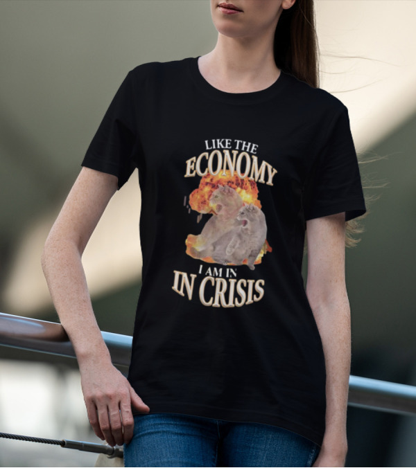 LIKE THE ECONOMY I AM IN CRISIS CAT EXPLOSION T-Shirt