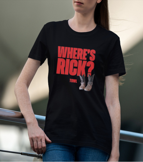 The Walking Dead Where's Rick Boots Towl T-Shirt