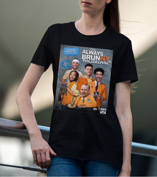 GangGang Cracks The Liberty Bell It's Always Brunny In Philadelphia NYK VB Bocker Back Pages T-Shirt