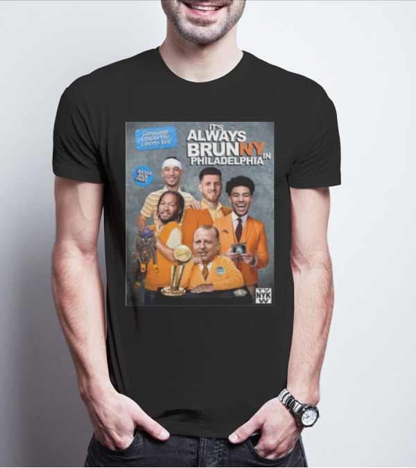 GangGang Cracks The Liberty Bell It's Always Brunny In Philadelphia NYK VB Bocker Back Pages T-Shirt
