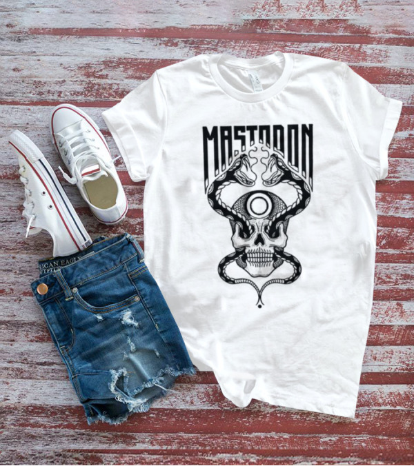 Mastodon Twin Snakes Skull T-Shirt