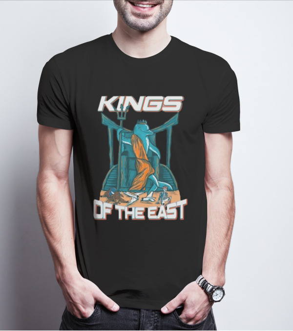 Nickysmokess Miami Dolphins Kings Of The East T-Shirt