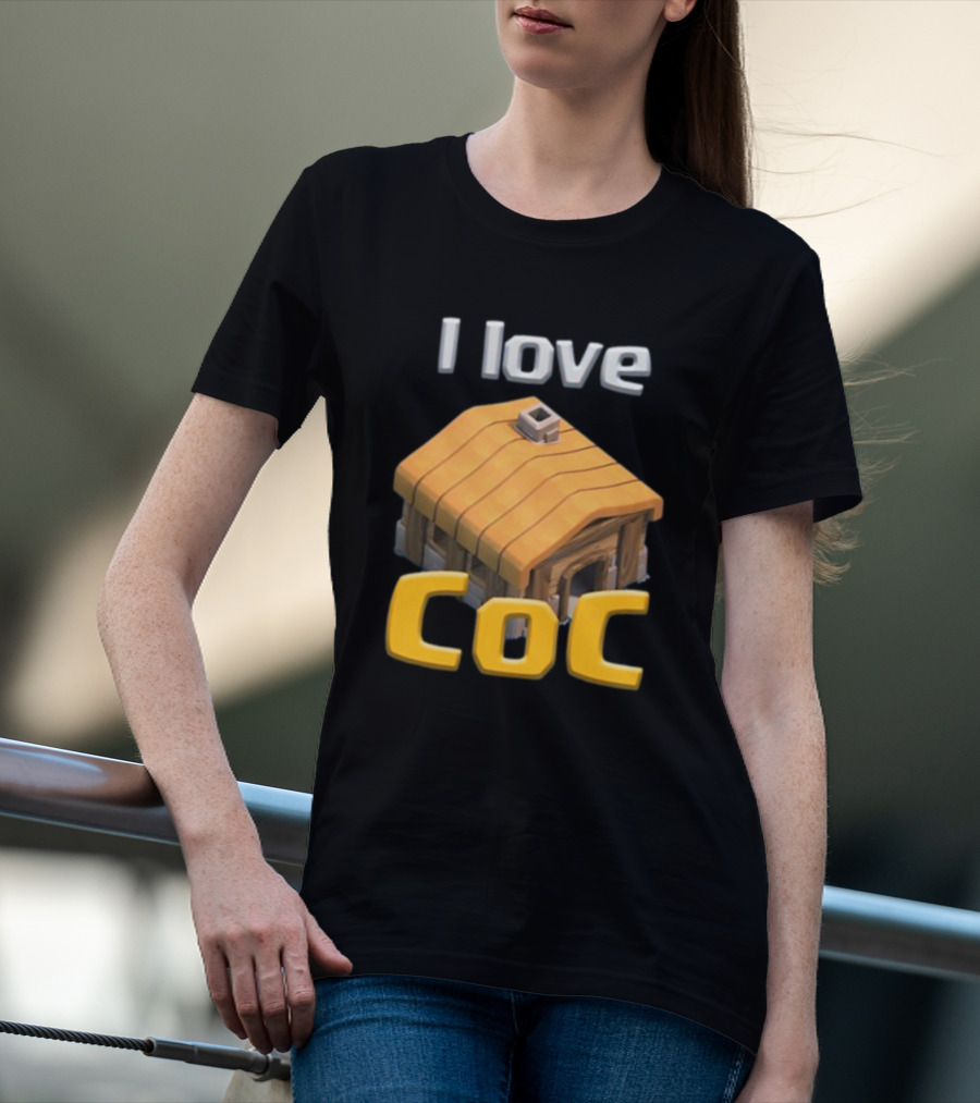 I Love Clash Of Clans Coc T-Shirt