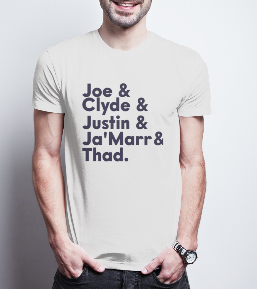 Joe Clyde Justin Ja'Marr Thad Football Legends Bengals NFL T-Shirt