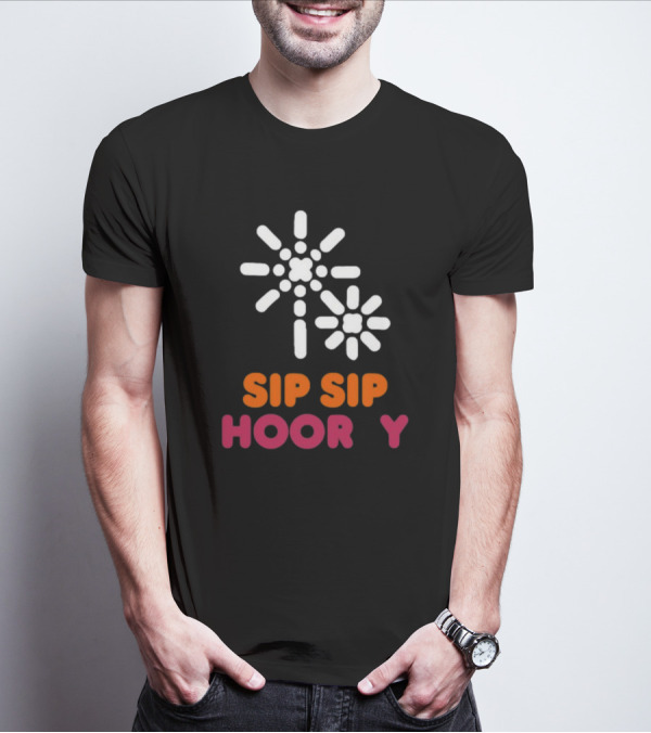 NeoooBs Sip Sip Hooray Y Dunkin' T-Shirt