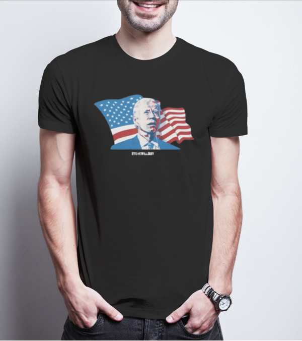 Stevewilldoit Biden Steve Will Do It American Flag T-Shirt