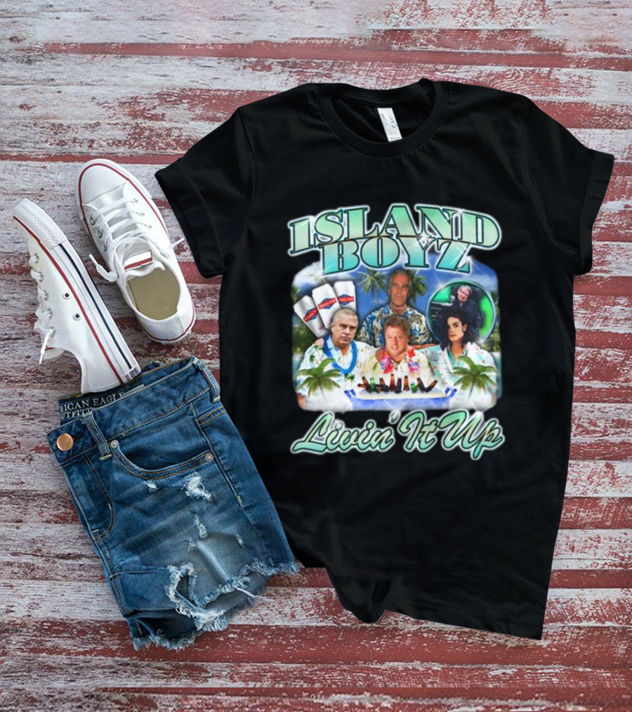Island Boyz Livin It Up With Tropical Vibes And Friends T-Shirt