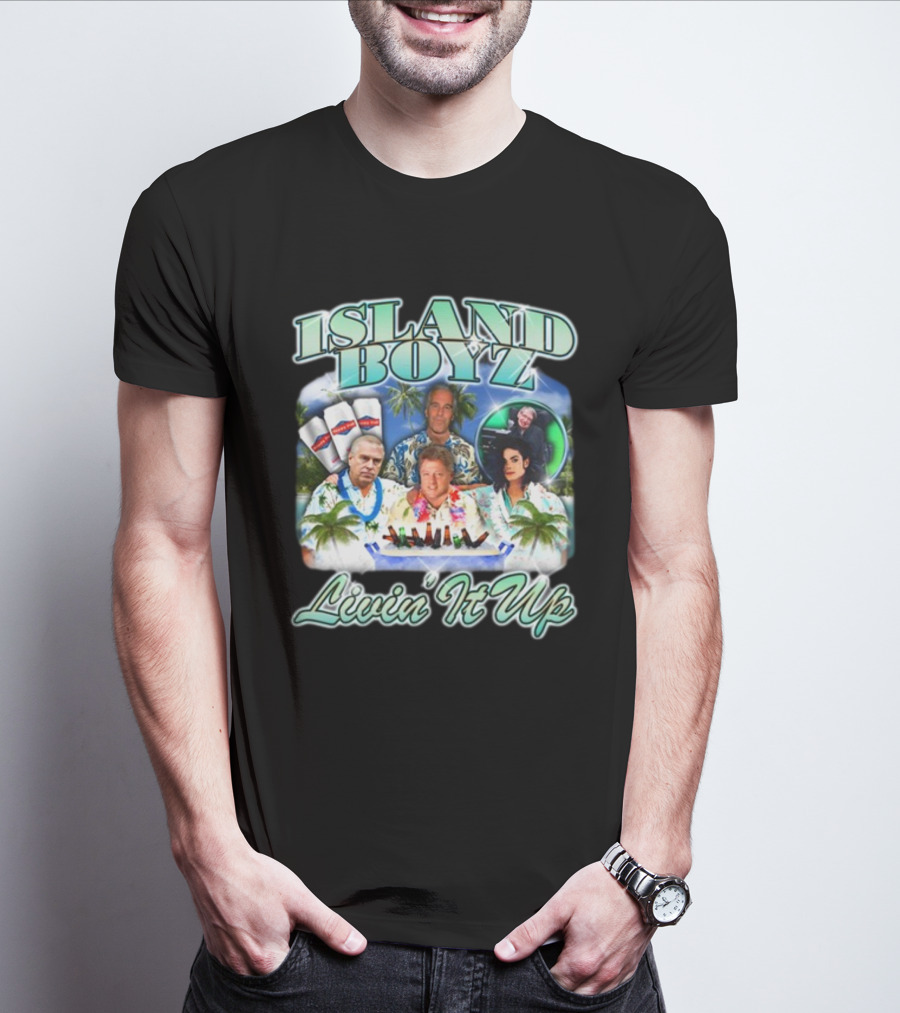 Island Boyz Livin It Up With Tropical Vibes And Friends T-Shirt