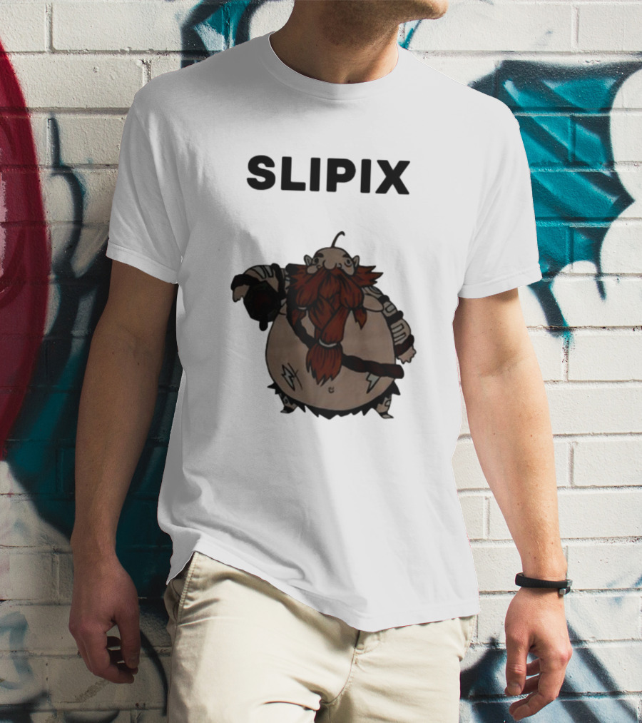 Slipix Tds Character Bold Bearded Figure T-Shirt