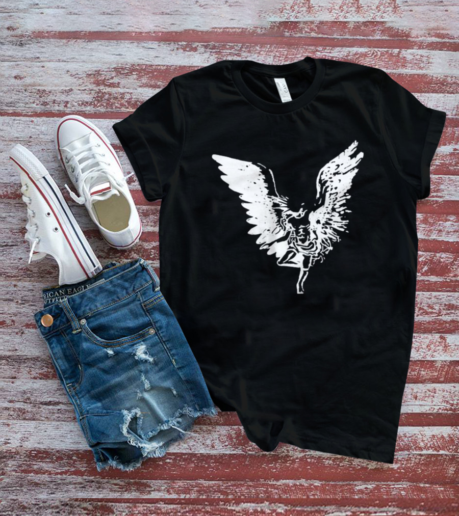 Therapy When I Get Rich All The Homies Getting Therapy Angel Wings T-Shirt