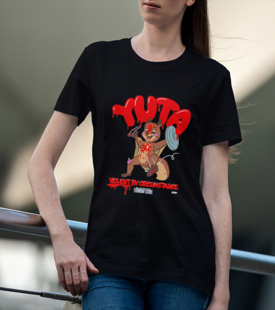 Yuta Violent By Circumstance BCC Combat Club Cartoon T-Shirt