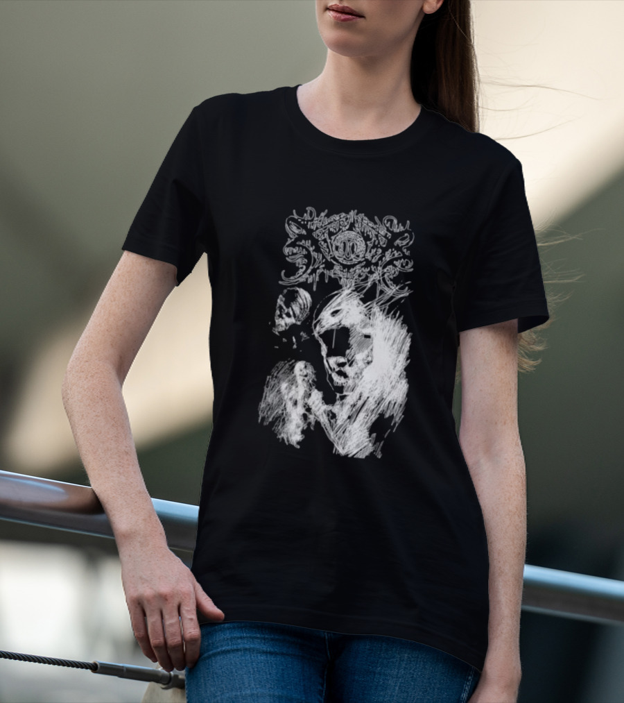 Xasthur Morbid Sketches Abstract Dark T-Shirt