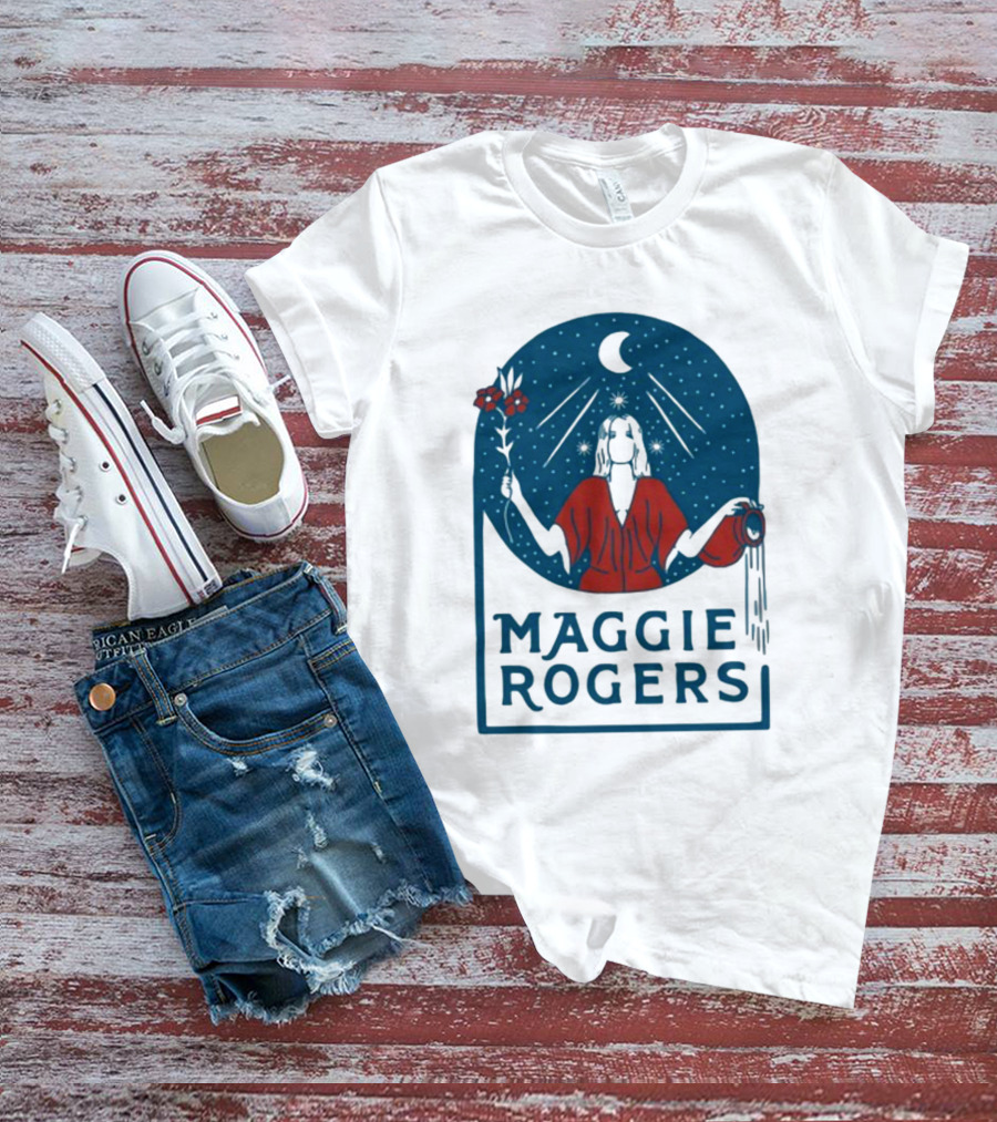 Maggie Rogers Cosmic Night Sky Imagery 5 Year Anniversary Magi T-Shirt
