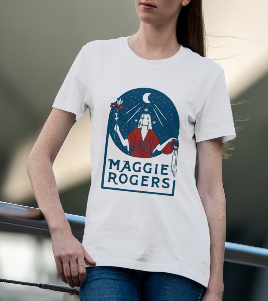 Maggie Rogers Cosmic Night Sky Imagery 5 Year Anniversary Magi T-Shirt