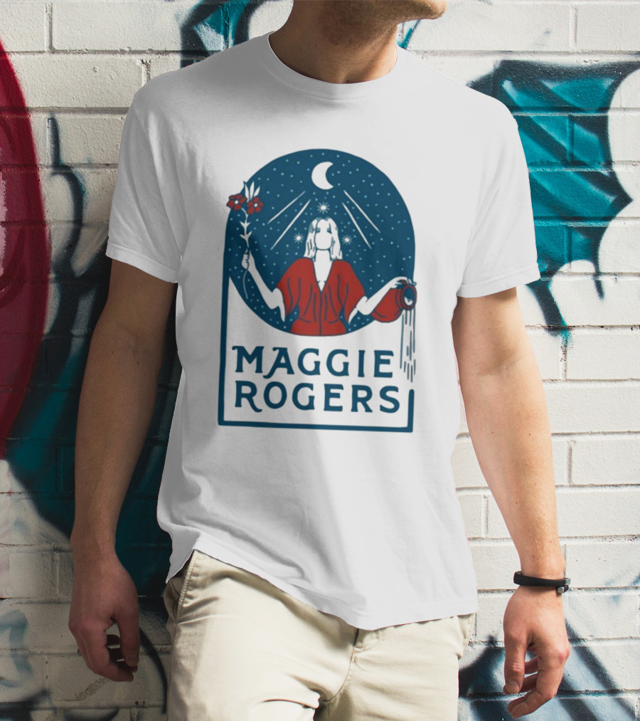 Maggie Rogers Cosmic Night Sky Imagery 5 Year Anniversary Magi T-Shirt