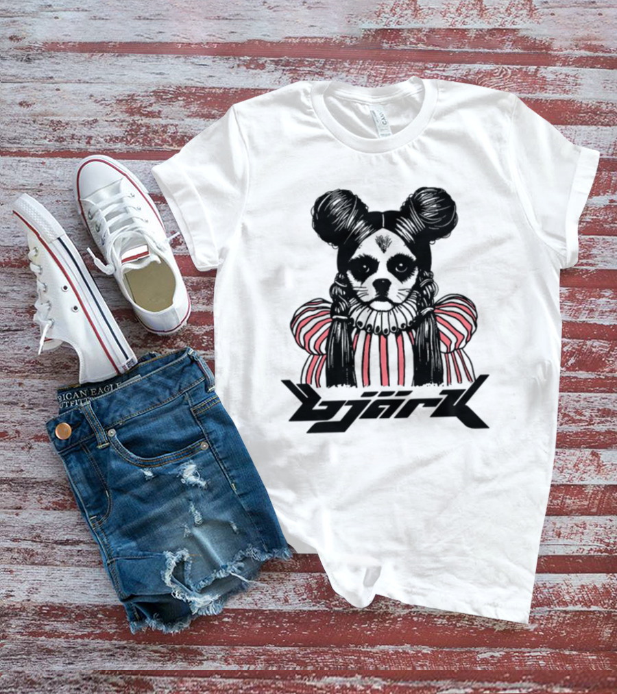 Bjark Sthtgohard Monochrome Dog T-Shirt