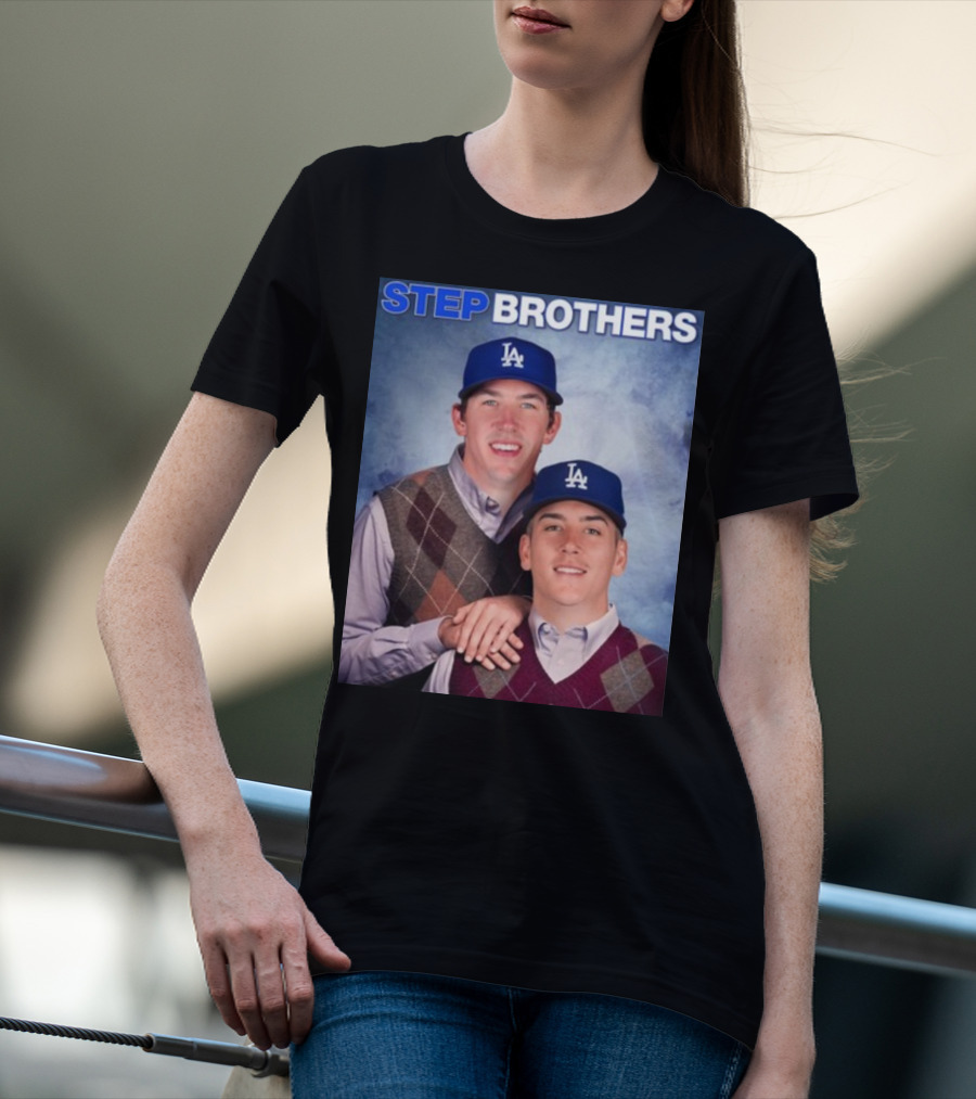 Bobby Miller Walker Buehler LA Step Brothers T-Shirt