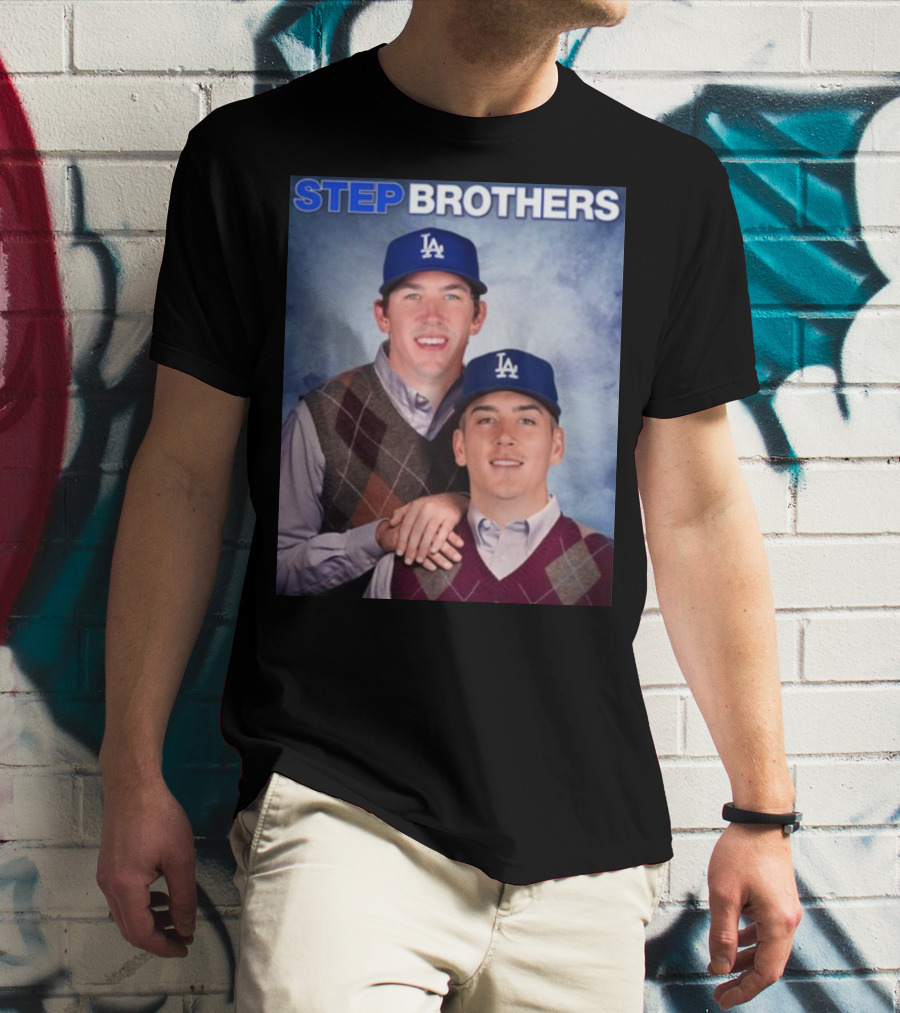 Bobby Miller Walker Buehler LA Step Brothers T-Shirt