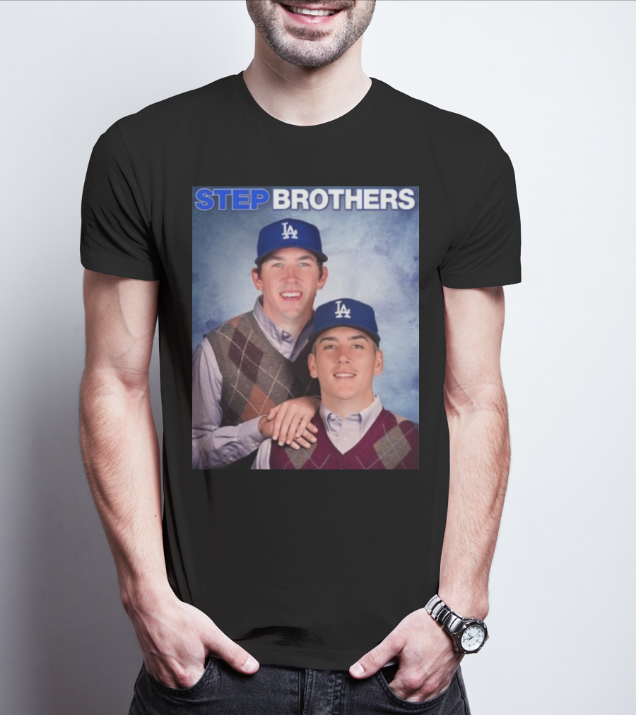 Bobby Miller Walker Buehler LA Step Brothers T-Shirt