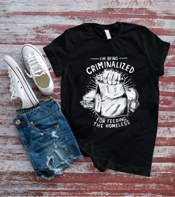 Punkwithacamera I'm Being Criminalized For Feeding The Homeless Sandwich Bag Icons T-Shirt