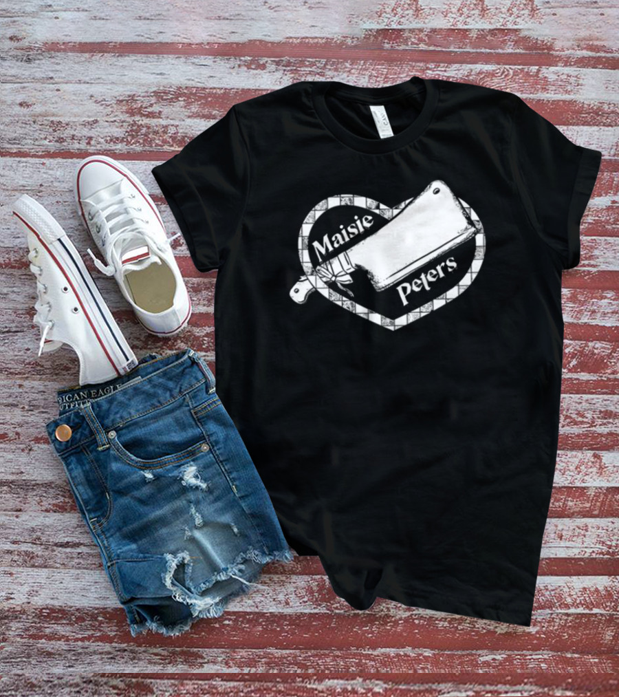 Maisie Peters Cleaver Heart Motif T-Shirt