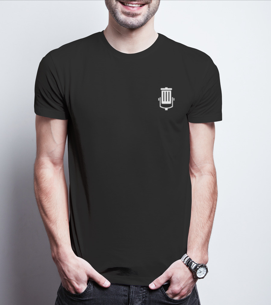 After Dark Split Retro Microphone T-Shirt