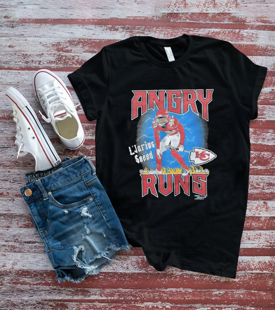 Angry Runs L'Jarius Sneed Kansas City Chiefs 88 Yards Touchdown Football T-Shirt