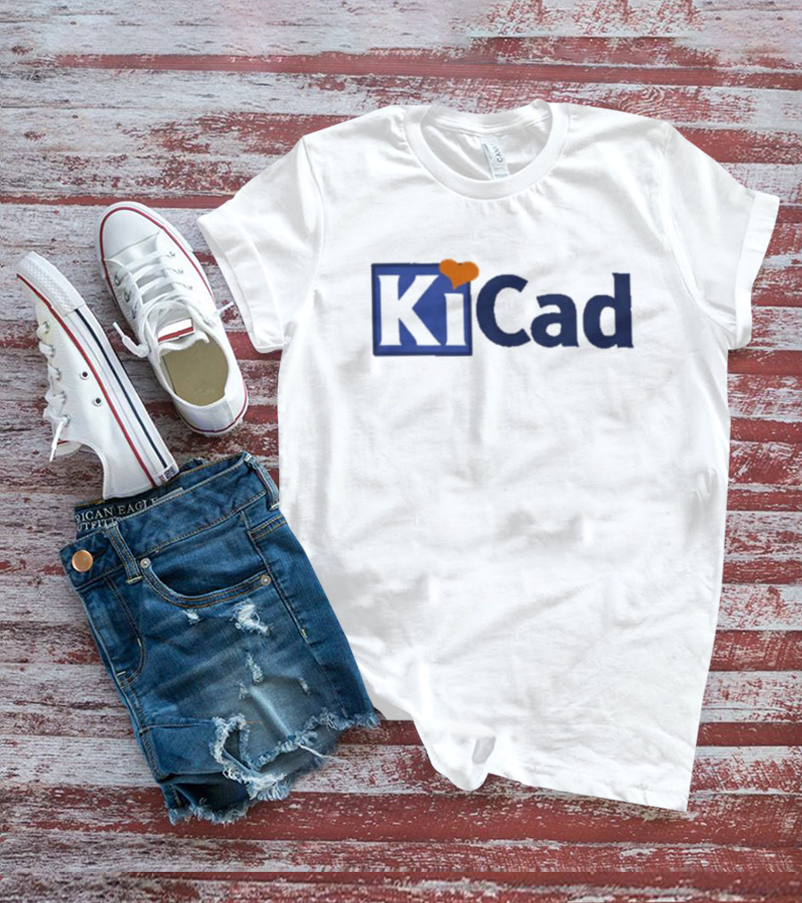 KiCad With Heart Symbol T-Shirt
