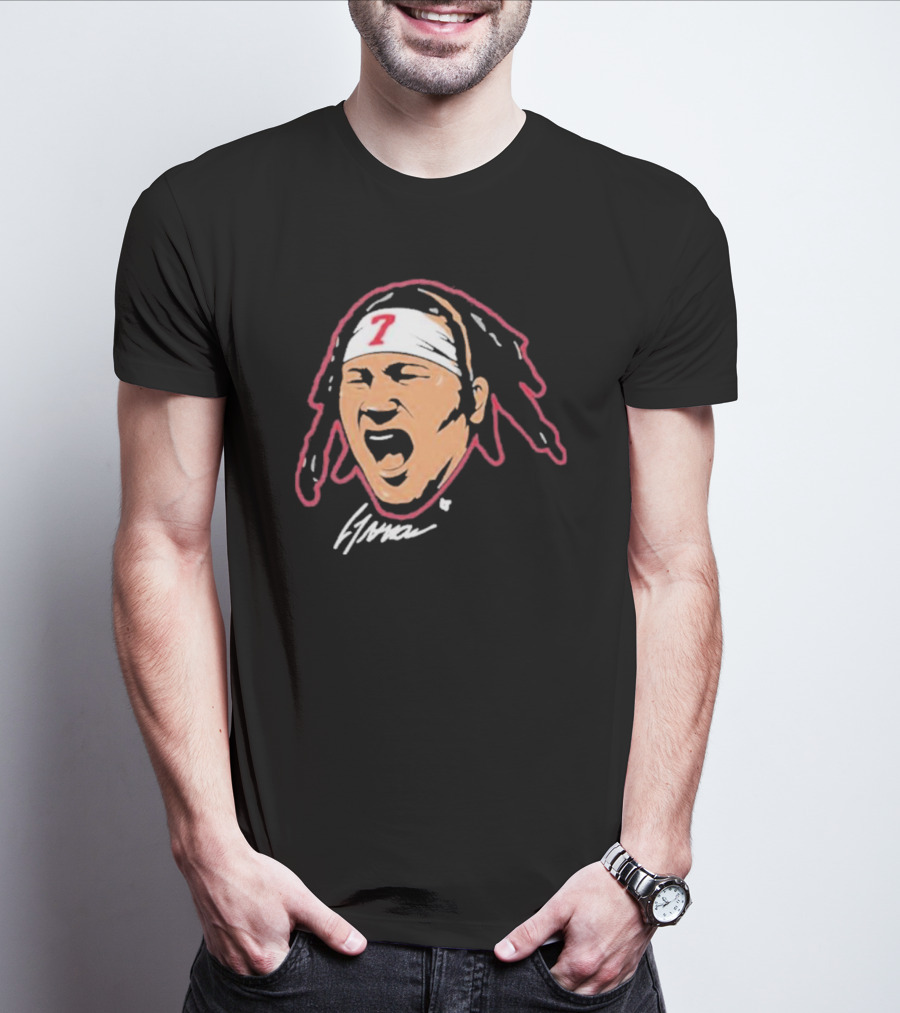 C J Stroud Swag Head 7 Signature T-Shirt