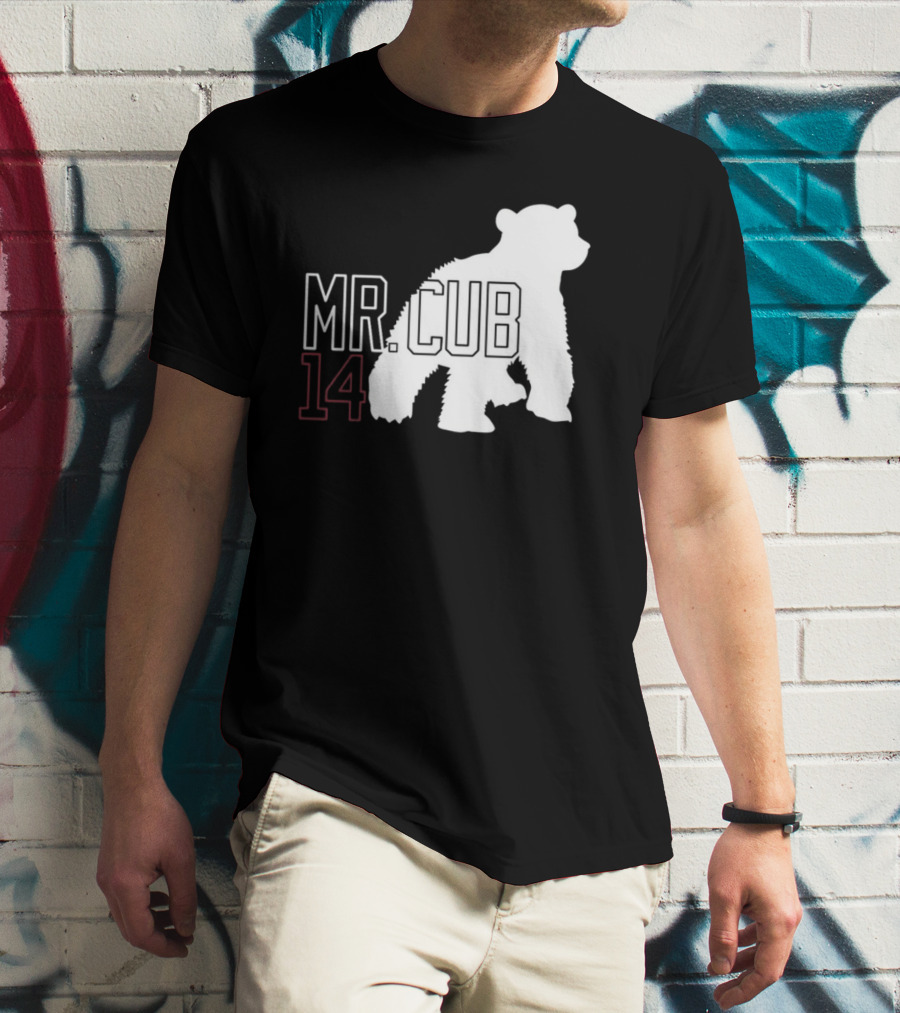 Mr. Cub 14 Silhouette Bear T-Shirt