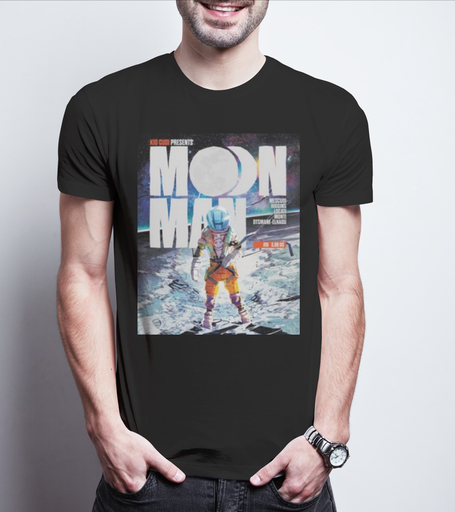 Kid Cudi Presents Moon Man Mescudi Riggins Dot Da Genius Monti Otsmane-Elhaou T-Shirt