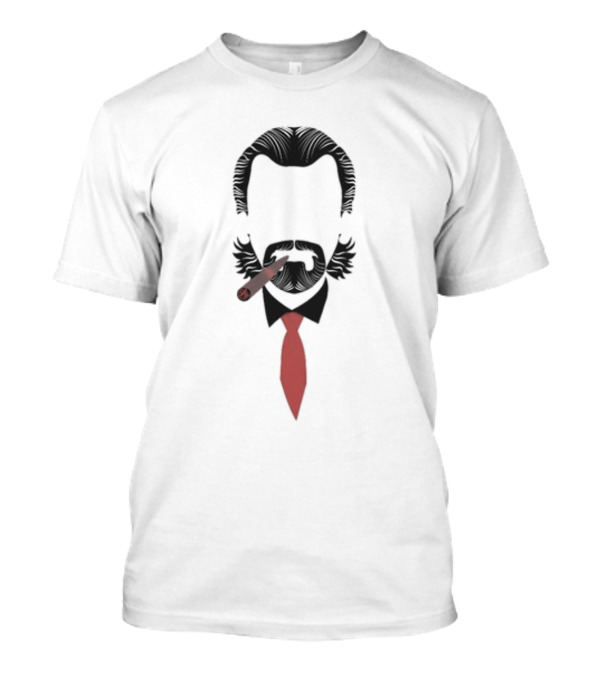 Bucciot.Com Melrose Stylish Red Tie Cigar T-Shirt