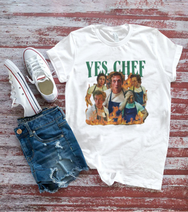 Yes Chef The Bear Jeremy Allen Fire T-Shirt