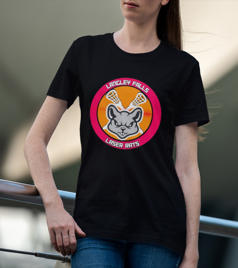 Langley Falls Laser Rats Lacrosse Team T-Shirt