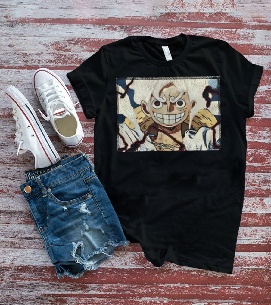 Max Holloway Gear 5 Luffy One Piece Anime Character T-Shirt