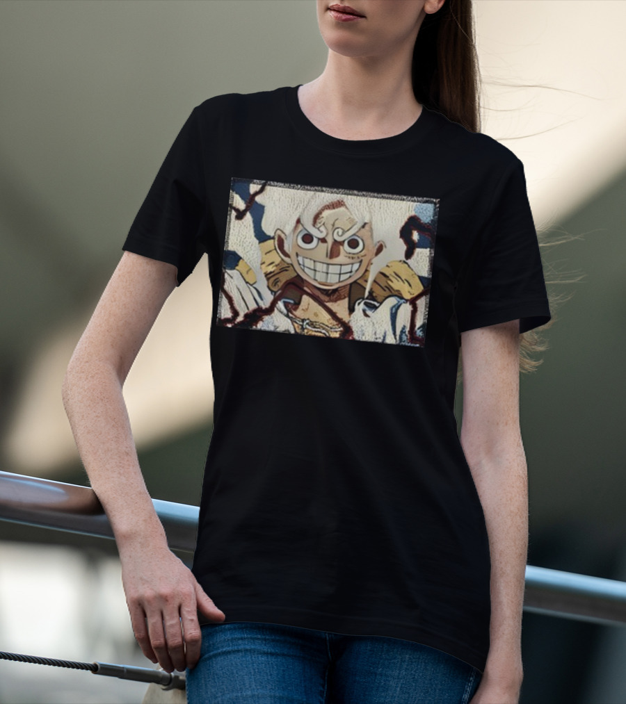 Max Holloway Gear 5 Luffy One Piece Anime Character T-Shirt