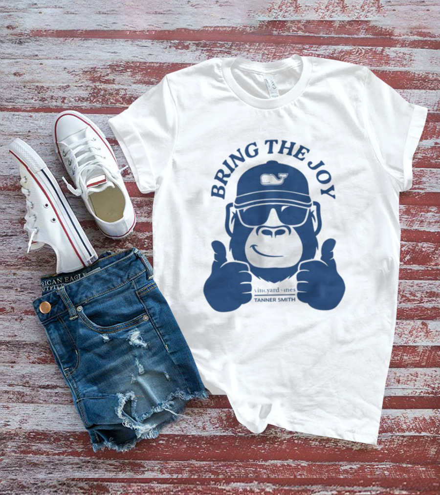 Bring The Joy Vineyard Vines Tanner Smith Whale Hat Sunglasses Gorilla T-Shirt