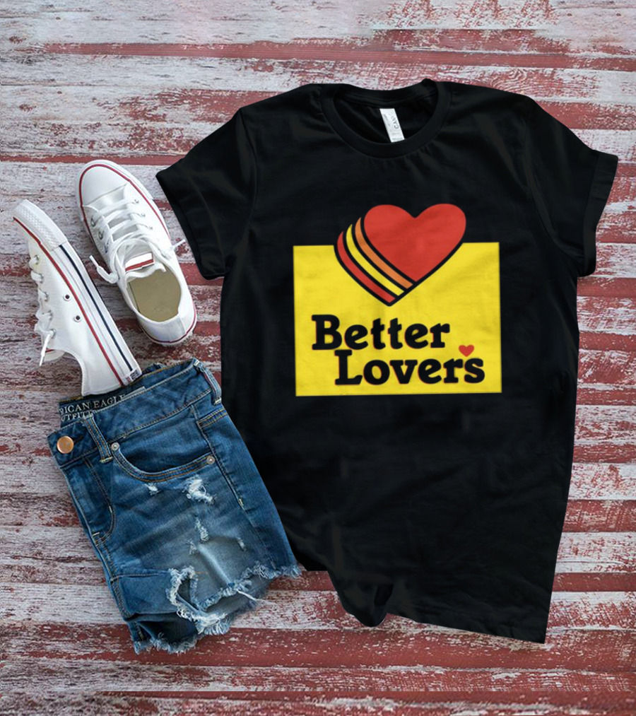 Better Lovers Heart Icon Valentines Day T-Shirt
