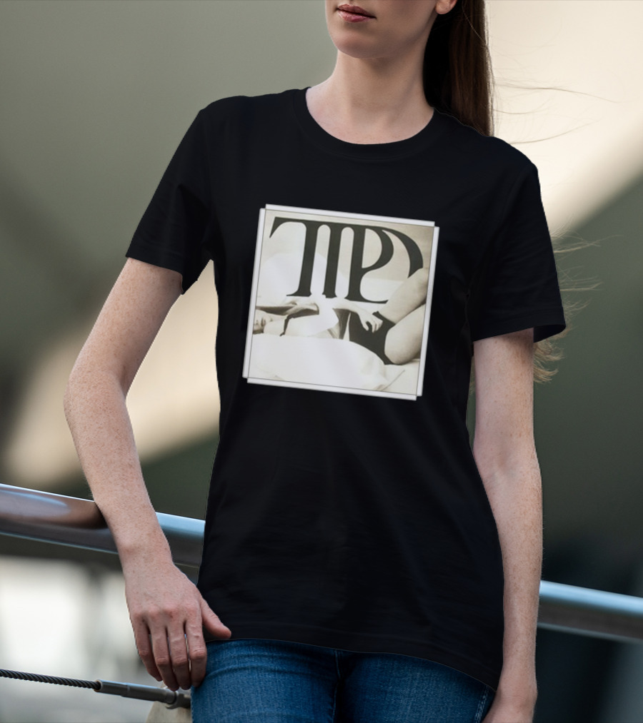 Ttpd The Tortured Poets Department Black And White Lying Woman T-Shirt